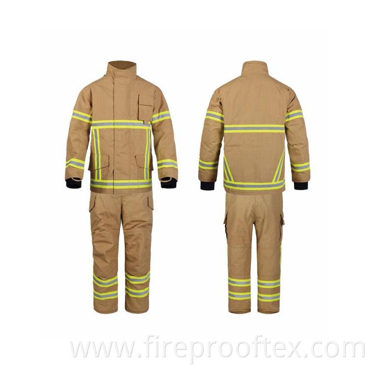 High Temperature Firefighting Protective Suit 01 Jpg